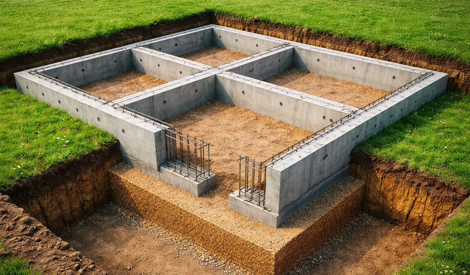 Ленточный фундамент