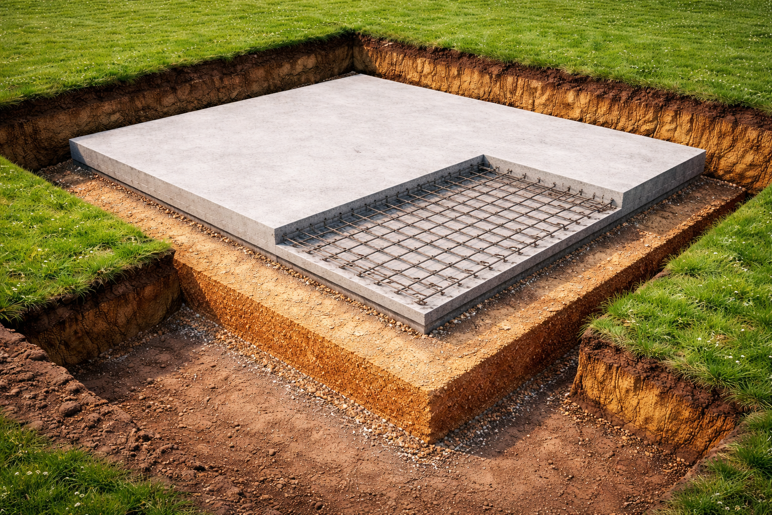 Монолитная плита